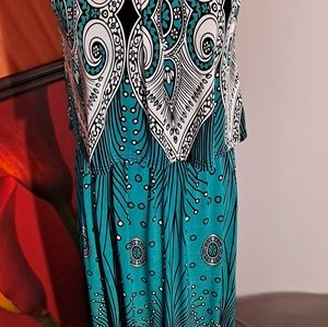 Ace Fashion Large blue dress